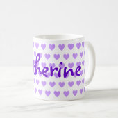 Catherine in het Paars Koffiemok (Voorkant rechts)