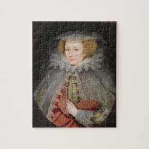 Catherine Killigrow, Lady Jermyn, 1614 (olie op pa Legpuzzel