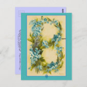 Catherine Klein Flower Alphabet Letter B Briefkaart (Voorkant / Achterkant)