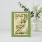 Catherine Klein Flower Alphabet Z Lily van Valley Briefkaart (Staand voorkant)