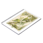 Catherine Klein Flower Alphabet Z Lily van Valley Notitieboek (Linkerzijde)