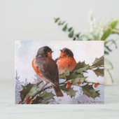 Catherine Klein: Robins op Holly (Staand voorkant)