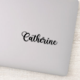 Catherine Name - Handgeschreven kalligrafie Sticker