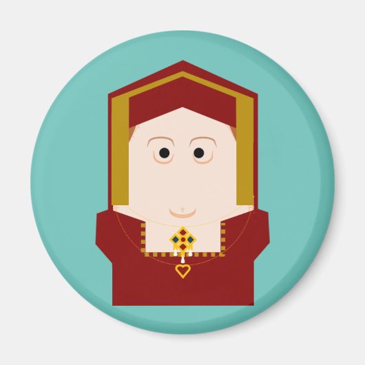 Catherine of Aragon fridge magnet (Voorkant)