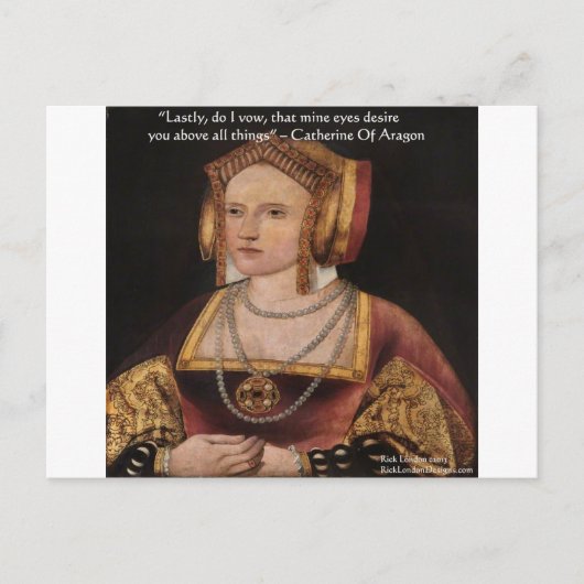 Catherine of Aragon Love Quote Gifts & Kaarten (Voorkant)