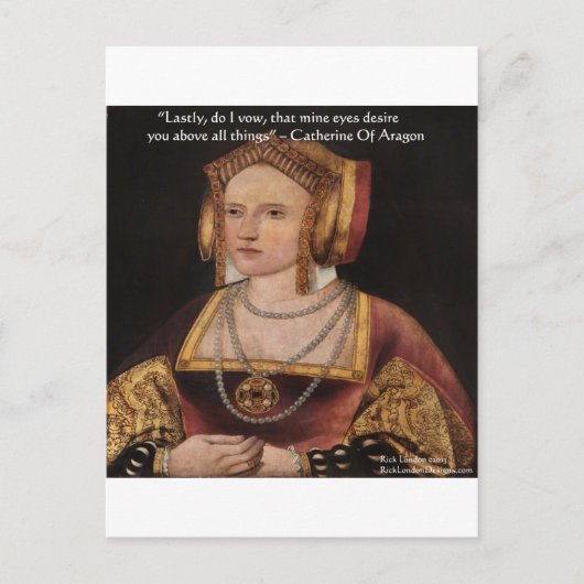 Catherine of Aragon Love Quote Gifts & Kaarten (Voorkant)