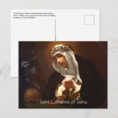 Catherine of Siena (Franceschini) Horizontal Briefkaart (Voorkant / Achterkant)