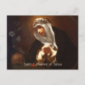 Catherine of Siena (Franceschini) Horizontal Briefkaart (Voorkant)