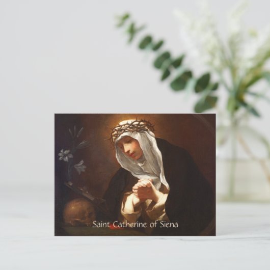 Catherine of Siena (Franceschini) Horizontal Briefkaart (Staand voorkant)