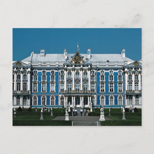 Catherine Palace in Pushkin, Heilige Petersburg, Briefkaart (Voorkant)