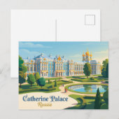 Catherine Paleis Rusland Briefkaart (Voorkant / Achterkant)