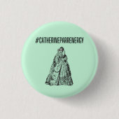 Catherine Parr Energy Pin Ronde Button 3,2 Cm (Voorkant)