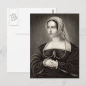 Catherine Parr Portrait Briefkaart (Voorkant / Achterkant)