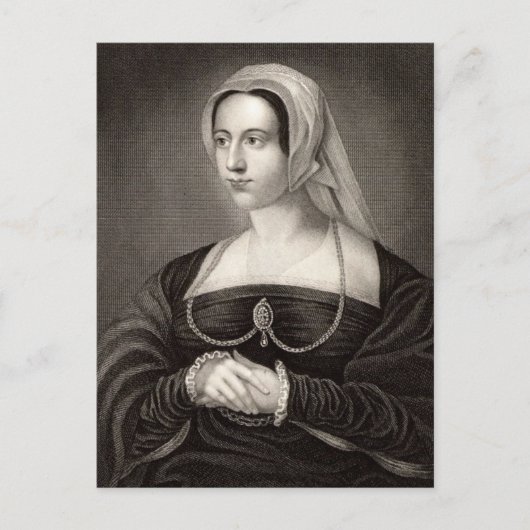 Catherine Parr Portrait Briefkaart (Voorkant)