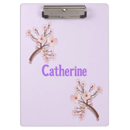 Catherine Sakura Blossom Branch Heart Klembord