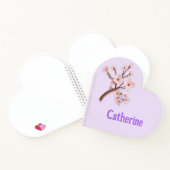 Catherine Sakura Blossom Branch Heart Notitieboek (Binnen)