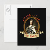 Catherine The Great Briefkaart (Voorkant / Achterkant)