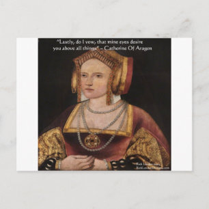 Catherine Van Aragon Liefdescitaat Cadeaus & Kaart