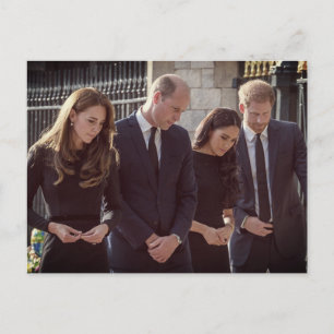Catherine William Harry Meghan Windsor Castle 2022 Briefkaart