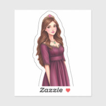 Catherine's Witte Achtergrondsticker