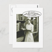 Catheter Inflate ballon invoegen of ..... Briefkaart (Voorkant / Achterkant)