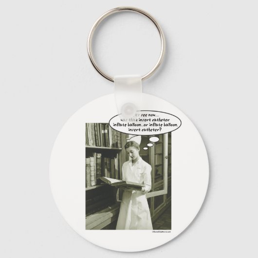 Catheter Inflate ballon invoegen of ..... Sleutelhanger (Voorkant)