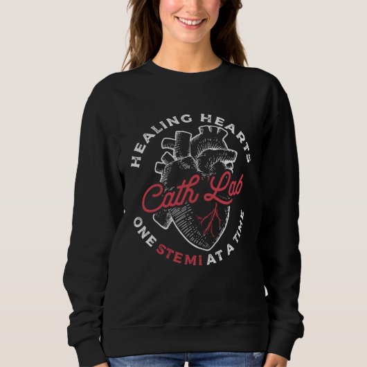 Cathlab Healing Hearts Nursing Cathether Nurse Trui (Voorkant)