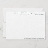 Catholic Art Briefkaart | Heilige Clare van Montef (Achterkant)