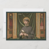 Catholic Art Briefkaart | Saint Alcuin (Voorkant)