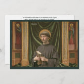 Catholic Art Briefkaart | Saint Alcuin (Voorkant / Achterkant)