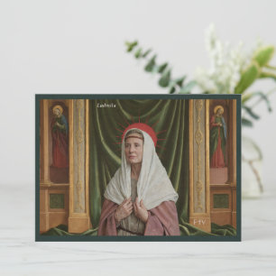 Catholic Art Briefkaart   Saint Ludmila