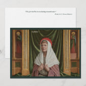 Catholic Art Briefkaart | Saint Ludmila (Voorkant / Achterkant)