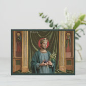 Catholic Art Briefkaart | Saint Wenceslaus (Staand voorkant)
