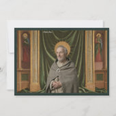 Catholic Art Holy Card | Saint Deicolus of Lure Kaart (Voorkant)