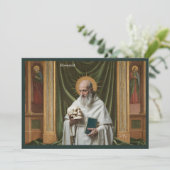 Catholic Art Holy Card | Saint Romuald Kaart (Staand voorkant)