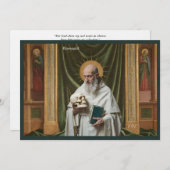 Catholic Art Holy Card | Saint Romuald Kaart (Voorkant / Achterkant)