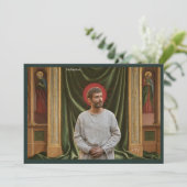 Catholic Art Holy Card | Saint Valentine of Rome Kaart (Staand voorkant)