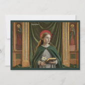 Catholic Art Postcard | Saint Dymphna Kaart (Voorkant)