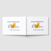 Catholic baptism kids modern simple QR minimal Gastenboek (Volledig)