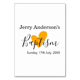 Catholic baptism kids modern simple QR minimal Kaart