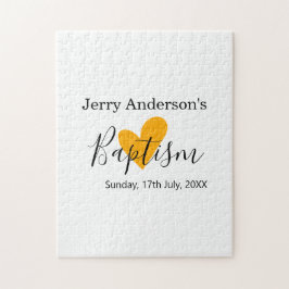 Catholic baptism kids modern simple QR minimal Legpuzzel