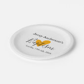 Catholic baptism kids modern simple QR minimal Papieren Bordje (Gekanteld)