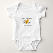 Catholic baptism kids modern simple QR minimal Romper (Voorkant)