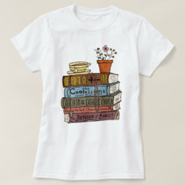Catholic Book Stack Shirt, Bijbelvers Godmother T-shirt