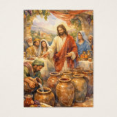 Catholic Cana Wedding Prayer Cards Visitekaartje (Voorkant)