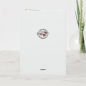 Catholic Christmas Eucharist Poinsettia Floral Feestdagen Kaart (Achterkant)