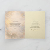 Catholic Christmas Eucharistic Adoration Angels Feestdagen Kaart (Binnen)