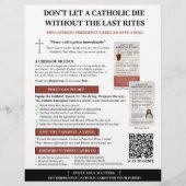 Catholic Emergency Kaart Awareness Flyer (Voorkant)