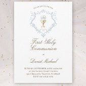 catholic first communion Chalice Host Kaart