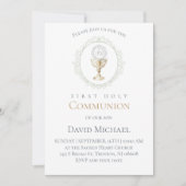 catholic first communion Eucharist Kaart (Voorkant)
